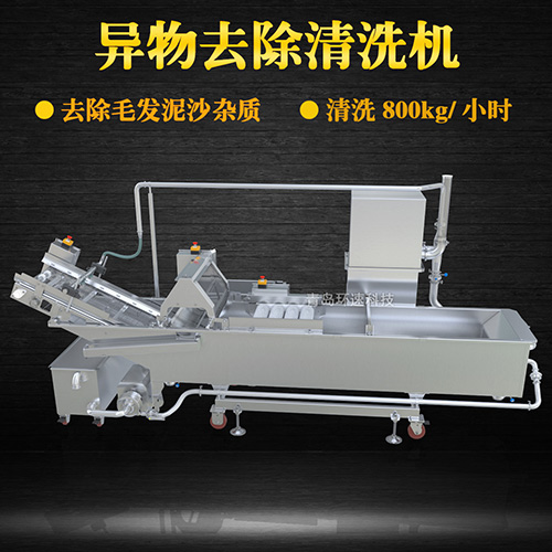 果蔬清洗機設備，氣泡清洗，清洗800kg小時
